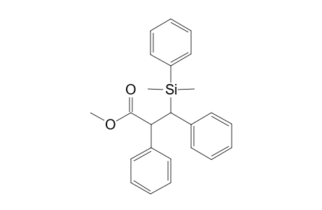 3-[dimethyl(phenyl)silyl]-2,3-diphenyl-propionic acid methyl ester
