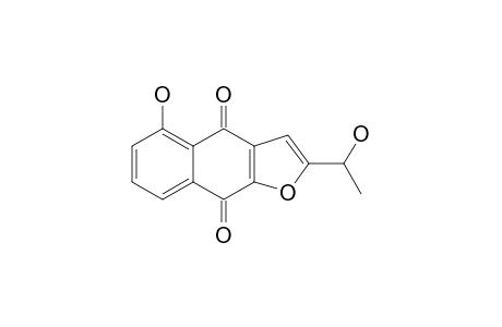 (-)-5-Hydroxy-2-(1'-hydroxyethyl)naphtho[2,3-b]furan-4,9-dione