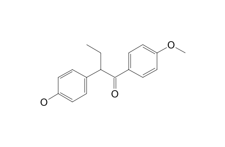2-(4-hydroxyphenyl)-1-(4-methoxyphenyl)butan-1-one