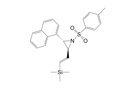 Trimethyl-[(E)-2-[(2S,3S)-1-(4-methylphenyl)sulfonyl-3-(1-naphthalenyl)-2-aziridinyl]ethenyl]silane