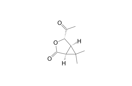 3-Oxabicyclo[3.1.0]hexan-2-one, 4-acetyl-6,6-dimethyl-, [1S-(1.alpha.,4.alpha.,5.alpha.)]-
