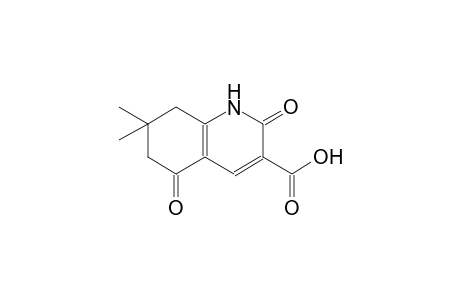 3-quinolinecarboxylic acid, 1,2,5,6,7,8-hexahydro-7,7-dimethyl-2,5-dioxo-