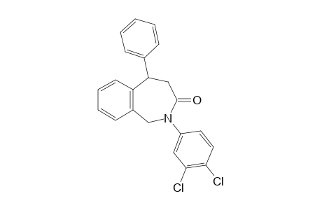2-(3,4-dichlorophenyl)-5-phenyl-1,2,4,5-tetrahydro-2-benzazepin-3-one
