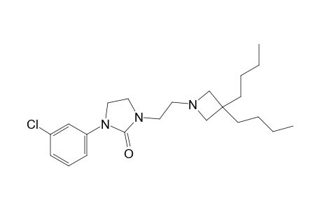 3-(m-chlorophenyl)-1-[2-(3,3-dibutyl-1-azetidinyl)ethyl]-2-imidazolidinone