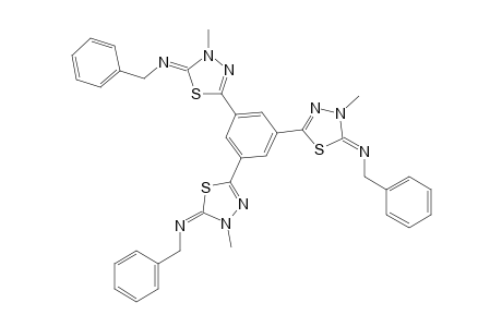 2,2',2"-(1,3,5-Benzenetriyl)tris[5-(benzylimino)-4,5-dihydro-4-methyl-1,3,4-thiazole]
