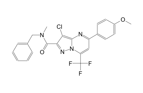 N-benzyl-3-chloro-5-(4-methoxyphenyl)-N-methyl-7-(trifluoromethyl)pyrazolo[1,5-a]pyrimidine-2-carboxamide