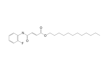 Fumaric acid, monoamide, N-(2-fluorophenyl)-, dodecyl ester