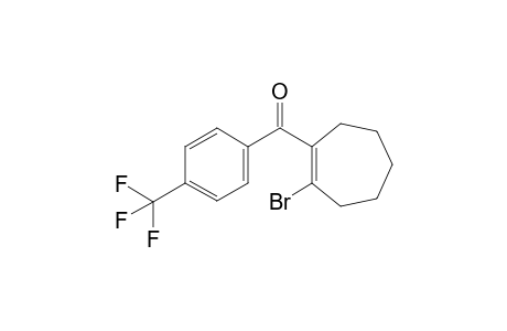 (2-Bromocyclohept-1-enyl)(4-(trifluoromethyl)phenyl)methanone