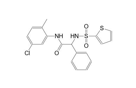N-(5-chloro-2-methylphenyl)-2-phenyl-2-[(2-thienylsulfonyl)amino]acetamide