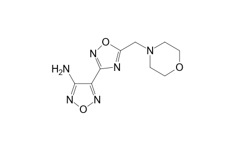 1,2,5-Oxadiazol-3-amine, 4-[5-(4-morpholinylmethyl)-1,2,4-oxadiazol-3-yl]-