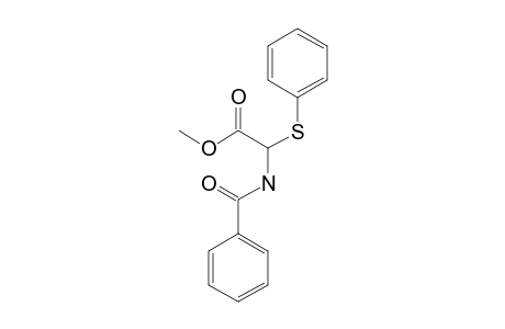 METHYL-2-BENZAMIDO-2-(PHENYLSULFANYL)-ACETATE