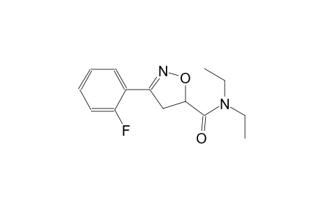 5-isoxazolecarboxamide, N,N-diethyl-3-(2-fluorophenyl)-4,5-dihydro-