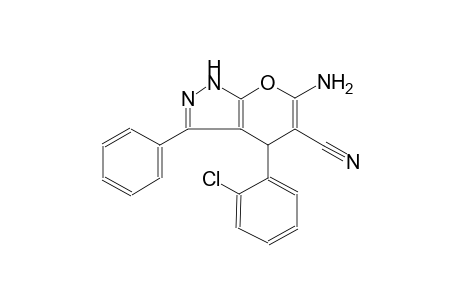 6-amino-4-(2-chlorophenyl)-3-phenyl-1,4-dihydropyrano[2,3-c]pyrazole-5-carbonitrile