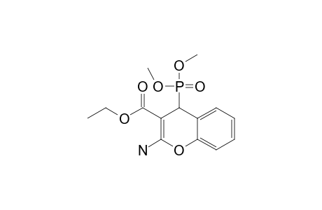 ETHYL-2-AMINO-4-(DIMETHOXY-PHOSPHORYL)-4H-CHROMENE-3-CARBOXYLATE