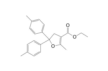 5-Methyl-2,2-bis(4-methylphenyl)-3H-furan-4-carboxylic acid ethyl ester