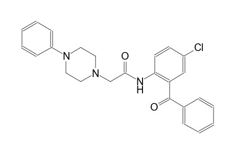 N-(2-benzoyl-4-chlorophenyl)-2-(4-phenyl-1-piperazinyl)acetamide