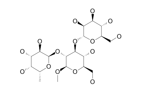 METHYL-2-O-(BETA-L-FUCOPYRANOSYL)-3-0-(BETA-D-GALACTOPYRANOSYL)-BETA-D-GLUCOPYRANOSIDE