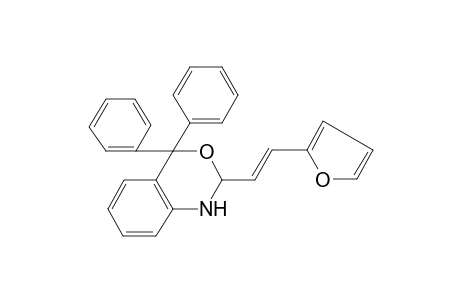 1,4-Dihydro-2H-benzo[d][1,3]oxazine, 2-(2-furan-2-ylvinyl)-4,4-diphenyl-
