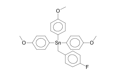 TRIS(4-METHOXYPHENYL)-4-FLUOROBENZYLSTANNANE