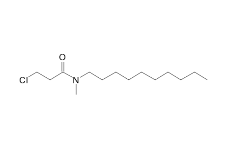 Propanamide, N-decyl-N-methyl-3-chloro-