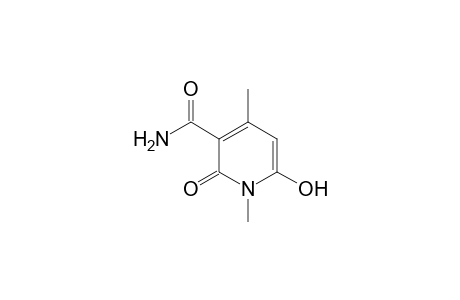 6-Hydroxy-1,4-dimethyl-2-oxo-1,2-dihydro-3-pyridinecarboxamide