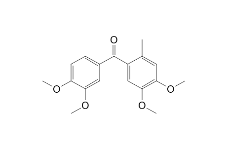 (4,5-dimethoxy-2-methyl-phenyl)-(3,4-dimethoxyphenyl)methanone