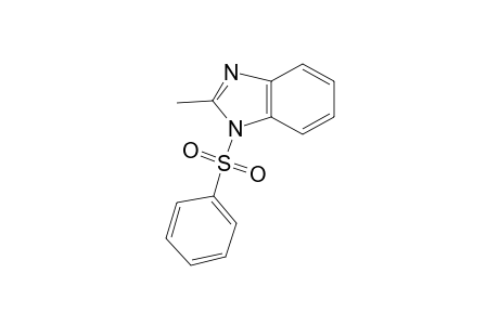 1H-benzimidazole, 2-methyl-1-(phenylsulfonyl)-