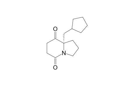 (S)-8a-(cyclopentylmethyl)hexahydroindolizine-5,8-dione