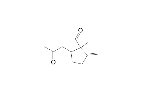 Cyclopentanecarboxaldehyde, 1-methyl-2-methylene-5-(2-oxopropyl)-, (1R-trans)-