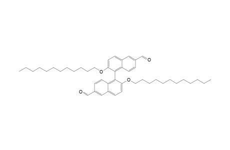 5-(6-formyl-2-lauryloxy-1-naphthyl)-6-lauryloxy-naphthalene-2-carbaldehyde