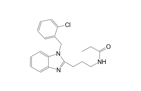 propanamide, N-[3-[1-[(2-chlorophenyl)methyl]-1H-benzimidazol-2-yl]propyl]-