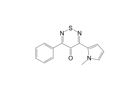 3-(1-Methyl-1H-pyrrol-2-yl)-5-phenyl-4H-1,2,6-thiadiazin-4-one