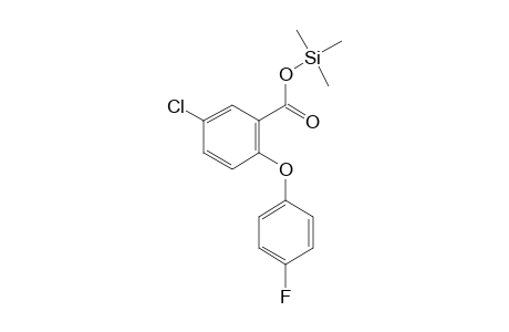 5-Chloro-2-(4-fluorophenoxy)benzoic acid, tms