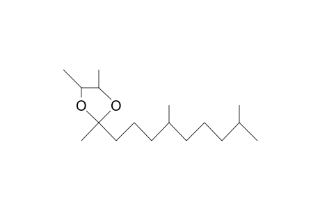 1,3-Dioxolane, 2-(4,8-dimethylnonyl)-2,4,5-trimethyl-,[4R-[2.alpha.(R*),4.alpha.,5.beta.]]-