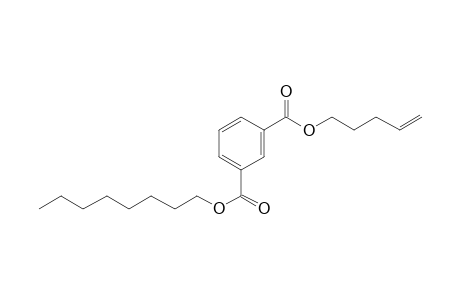 Isophthalic acid, octyl pent-4-enyl ester