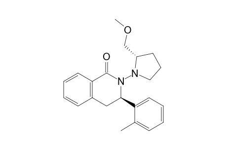 (3R)-2-[(2S)-2-(methoxymethyl)-1-pyrrolidinyl]-3-(2-methylphenyl)-3,4-dihydroisoquinolin-1-one