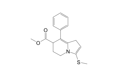 Methyl 8-Methylthio-5-phenyl-2,3,4,6-tetrahydro-pyrrolo[1,2-a]pyridin-4-carboxylate