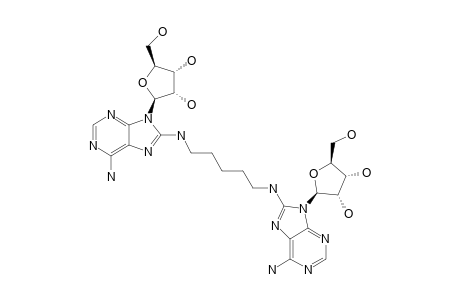 N,N'-[BIS-(ADENOSIN-8-YL)]-DIAMINOPENTANE