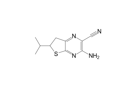 3-Amino-6-isopropyl-6,7-dihydrothieno[2,3-b]pyrazine-2-carbonitrile