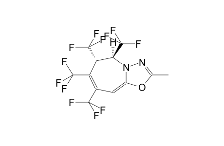 2-METHYL-5,6,7,8-TETRAKIS(TRIFLUOROMETHYL)-5,6-DIHYDRO-DELTA2-1,3,4-OXADIAZOLINO[2,3-A]AZEPINE