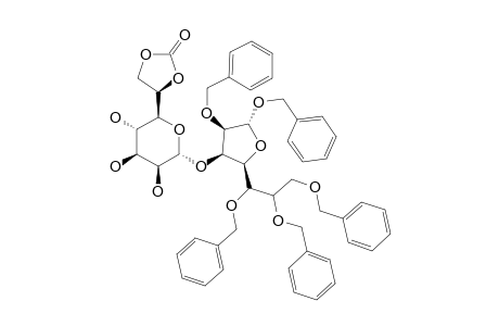 BENZYL_(6,7-O-CARBONYL-L-GLYCERO-ALPHA-D-MANNO-HEPTOPYRANOSYL)-(1->3)-2,5,6,7-TETRA-O-BENZYL-L-GLYCERO-ALPHA-D-MANNO-HEPTOFURANOSIDE