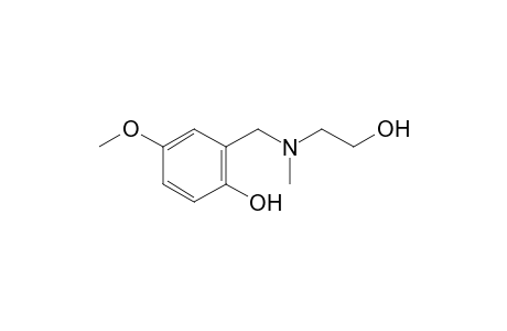 2-(N-2'-Hydroxyethylmethylaminomethyl)-4-methoxyphenol
