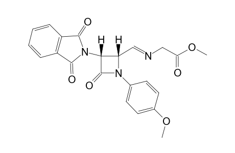 (+)-cis-1-(p-Methoxyphenyl)-3-phthalimidyl-4-(methoxycarbonylmethyliminomethyl)azetidin-2-one