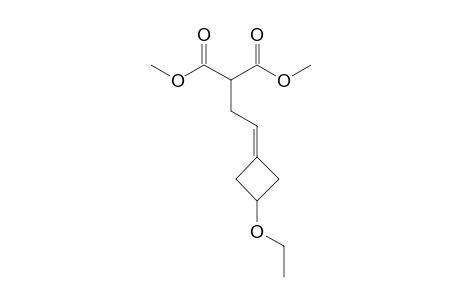 Dimethyl [2'-(3"-ethoxycyclobutylidene)ethyl]malonate