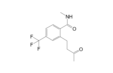 N-Methyl-2-(3-oxobutyl)-4-(trifluoromethyl)benzamide