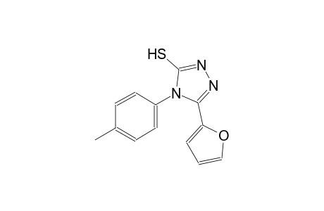 4H-1,2,4-triazole-3-thiol, 5-(2-furanyl)-4-(4-methylphenyl)-