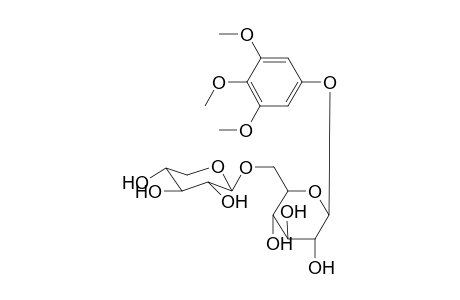 3,4,5-Trimethoxyphenol-1-(6-xylopyranosyl)glucopyranoside