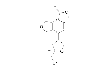 5-[5-(bromomethyl)-5-methyl-tetrahydrofuran-3-yl]-6,8-dihydro-3H-furo[3,4-e]isobenzofuran-1-one