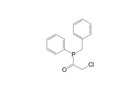 1-[benzyl(phenyl)phosphanyl]-2-chloro-ethanone