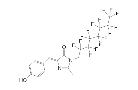 2-Methyl-1-(2,2,3,3,4,4,5,5,6,6,7,7,8,8,8-decapentafluorooctyl)-4-(4-hydroxybenzyllidene)imidazolin-5-one